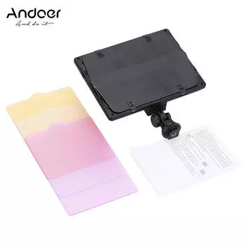 Pro 300 светодиодов 6000K фотокамера видеокамера панель видеолампы