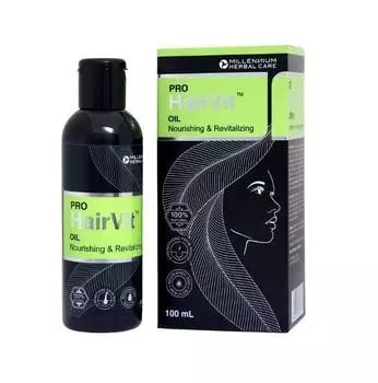 Про Хэйрвит: питающее и восстанавливающее масло для волос (100 мл), Pro Hairvit Nourishing & Revitalizing Hair Oil, Millennium 16.09375