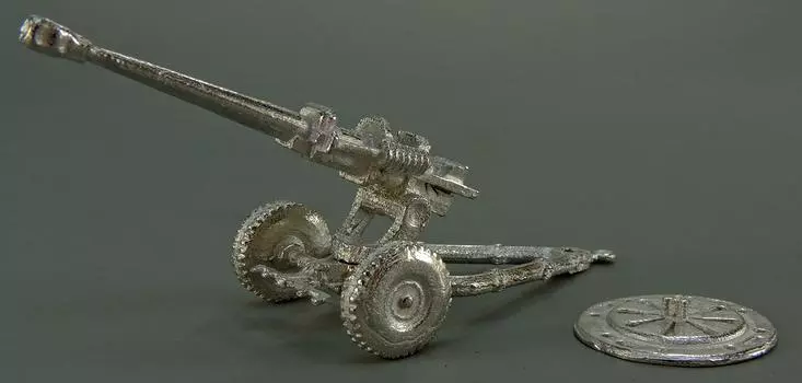 Pro Micro Gallery Военная серия M36 L118 105-мм гаубица с металлической основой [Icom Hobby]