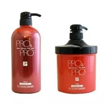 Pro Pro Hair Soap Mask 700 г, набор с дозатором и 700 мл/волосы