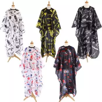 Профессиональный салонный парикмахерский фартук для стрижки волос, накидка для парикмахера, ткань для унисекс