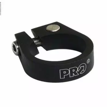 Зажим подседельного штыря PRO, алюминиевый, черный, 31,8 мм чёрный