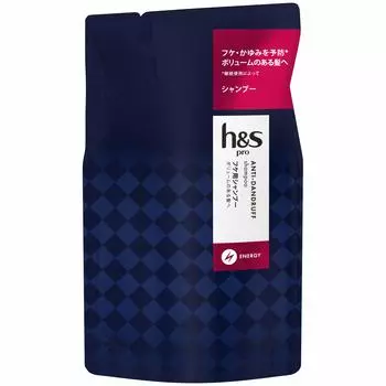 PRO Shampoo Refill 300mL Energy PRO h&s H&S