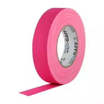 Pro Tapes Gaffer Tape флуоресцентная розовая 25 мм x 45 м Camera Tape GAFFER TAPE флуоресцентная