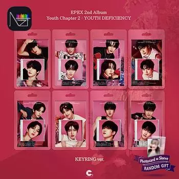 EPEX - 2-й альбом [Сохва, глава 2] : [Отсутствие Молодости] [Альбом Брелоков] RANDOM 1PCS