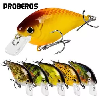 Proberos Little Fat Man Lure Промышленная печать Пластиковая ложная приманка 7 см-13 г