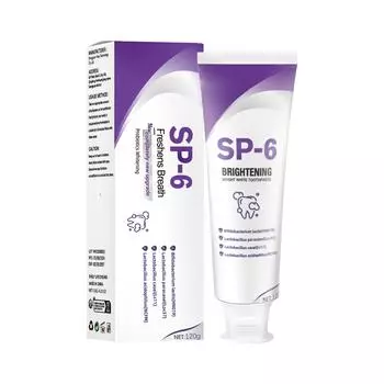 Пробиотическая зубная паста Ультра отбеливающая зубная паста Нежная зубная паста с натуральными ингредиентами Освежает дыхание Уменьшает желтизну Отбеливающая зубная паста 1 шт One Size белый