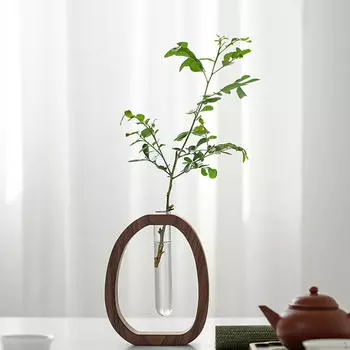 Пробирка ваза для цветов, держатель для террариума, декоративный стеклянный горшок, маленький бутон для свадьбы