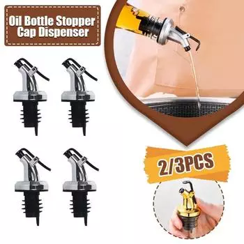 Пробка для бутылки масла, крышка-дозатор, распылитель, замок для вина, насадка для соуса, герметичная пробка для ликера, пробка для бутылки, кухонный инструмент 1PCS