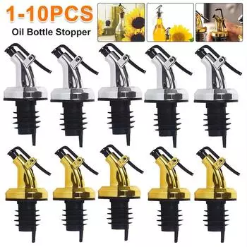 Пробка для бутылки с масляным уксусом. Герметичный дозатор масла и уксуса. Эргономичный, многофункциональный. Подходит для большинства бутылок.