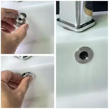 Пробка для раковины из нержавеющей стали, простая установка, коррозионно-стойкая пробка для слива в ванную комнату, незаменимая вещь в ванной A