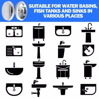 Пробка для раковины, пробка для отходов, легко всплывающая для кухни, ванной комнаты