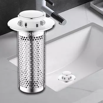 Пробка для раковины в ванной, сетчатый фильтр для душа, фильтр для улавливания волос для квартиры L PP Core