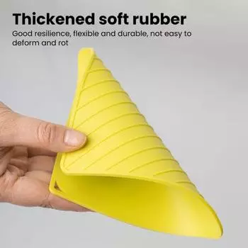 Пробка для слива душа Многоразовая Гибкая Износостойкая Плотная посадка Легко чистится Незасоряющийся пол Крышка для слива душа Коврик против запаха Принадлежности для ванной комнаты чёрный