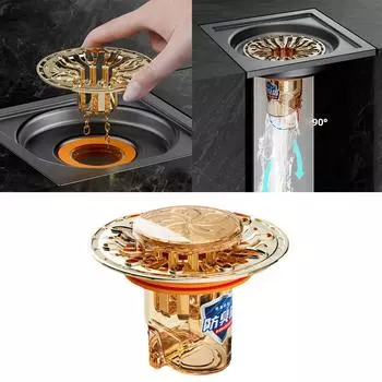 Пробка для слива с функцией ароматерапии, устраняющая запахи, дезодорант для сливного отверстия в полу, предотвращает появление запахов и блокирует проблемы со сливом 1