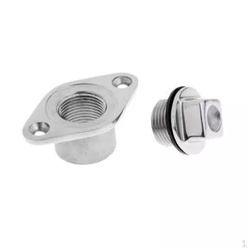 Пробка для слива транца корпуса морской лодки с уплотнителем для резьбового отверстия 7/8 дюйма