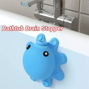 Пробка для слива ванны силиконовая пробка для слива воды крышка для ванной прачечной кухни синий