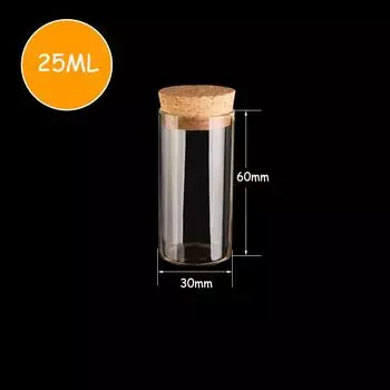 Пробка для украшения дома своими руками подвески пустая банка для образцов бутылка желаний пустые флаконы для хранения 15-60 мл мини прозрачное стекло ручная работа 30*40mm