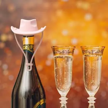 Пробка для вина Yousheng, силиконовая пробка для бутылок в ковбойском стиле, герметичная, для демонстрации на полках, пробка для бутылок, мексиканская тематическая винная пробка, подарок для любителей вина