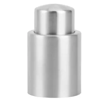 Пробка для винной бутылки из нержавеющей стали, вакуумный укупорщик для красного вина, шампанского, аксессуары Large