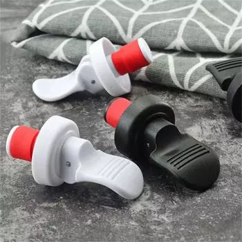 Пробка для винной бутылки Ручной пресс-колпачок Пивная пробка-заглушка Крышки-уплотнители для винных бутылок, сохраняющие свежесть Пробка для винной бутылки Резиновая пробка для бутылки чёрный