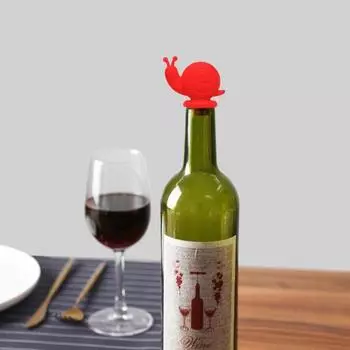 Пробка для винной бутылки в виде улитки с 3D-дизайном, герметичная винная пробка, пищевой силикон, герметик для стеклянных бутылок вина и пива, заглушки для красного вина, аксессуар для сохранения фиолетовый