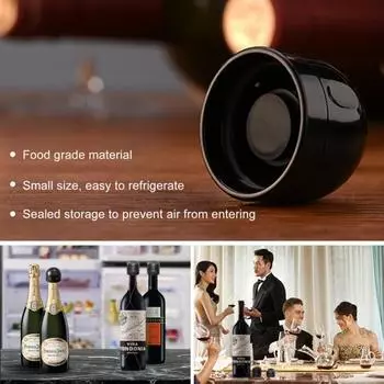 Пробка для винных бутылок Yousheng с поворотным замком, многоразовая, герметичная, для вина, пива, шампанского, сохраняющая свежесть, пробка для бутылок для любителей вина