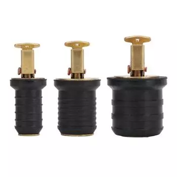 Пробка живого колодца для лодки Латунная пробка сливного колодца для наживки с плотным уплотнением Сливная пробка для лодки Сливная пробка для лодки Plu 0.6inch