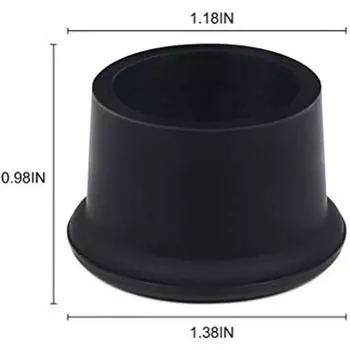 Пробки для бутылок, силиконовые пробки для вина, многоразовые крышки для бутылок вина и пива-6 шт., черные 10x7x2cm