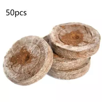 Пробки для рассады семян Растительные волокна Питомник Блоки Торфяные гранулы