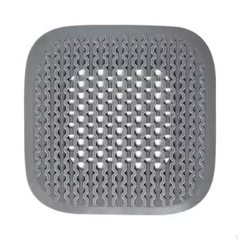 Пробки для ванны, сливные крышки для раковины, многоразовые гибкие протекторы, коврик для пола для кухни Gray seal style