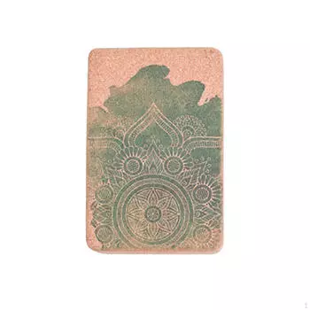 Пробковый блок для йоги, нескользящий, легкий, портативный, домашний тренажерный зал, пилатес, высокая плотность Style A