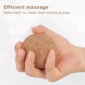 Пробковый массажный мяч Массаж спины Массажер для ног Мяч для йоги Терапия снятия напряжения Миофасциальный мяч Расслабление мышц Триггерная точка 5cm