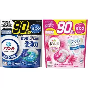 Пробный набор для стирки Ariel Gel Ball PRO 90 шт. Bold Laundry Detergent Gel Ball 4D Premium 90 шт. Большая емкость 180 шт. розовый
