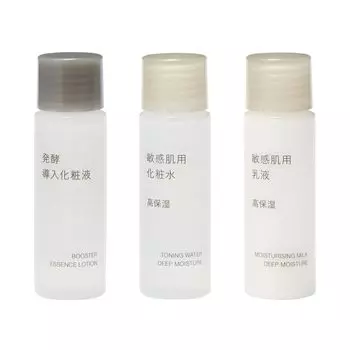Пробный набор MUJI Sensitive Skin Trial Set Fermentation Skin Highly Moisturizing 20 мл x 3 83434984 Лосьон/лосьон/эмульсия для чувствительной кожи