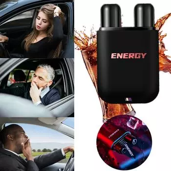 Пробуждающая палочка с двойными отверстиями, простая в использовании, ароматизированная, со шнурком, против сонливости, предотвращает сонливость, освежающая, охлаждающая палочка для ежедневного использования