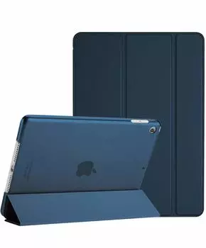 ProCase iPad Case 2020 Translucent Back Cover Lightweight Stand Compatible with iPad Navy 9/8/7 (2021 2019) 10.2 -