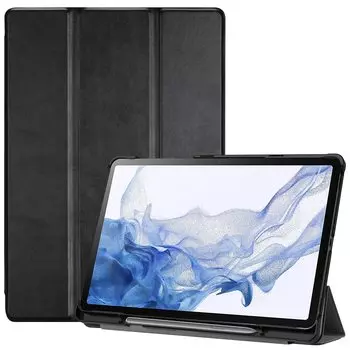 ProCase Samsung Galaxy Tab S8 Tab S7 чехол 11 дюймов легкий смарт-чехол-подставка совместим с X706 T870 T875 T878 черный / (2022 2020) Модели с тройным сложением