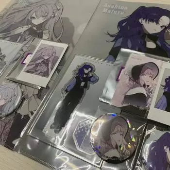 Procca Jojo Town Часть 2 Mafuyu Mizuki Полный комплект Акриловая подставка Банка Значок