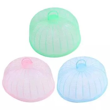 Прочная антимоскитная палатка для тарелки, обеденный стол, сетка для еды, крышка для еды, крышка для стола, купольная крышка синий