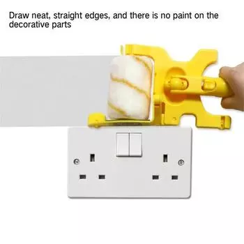 Прочная эргономичная ручка, многофункциональный, легкий, многофункциональный малярный валик, набор кромкообрезных кистей, заводские поставки