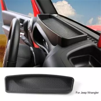 Прочная центральная консольная вставка-органайзер для хранения вещей, расширенное пространство для хранения вещей в автомобиле, совместимое с Jeep Wrangler JK JKU 2011-2018