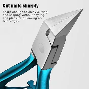 Прочная длинная ручка кусачки для ногтей на ногах триммер для вросших толстых ногтей профессиональный ортопед кусачки из нержавеющей стали