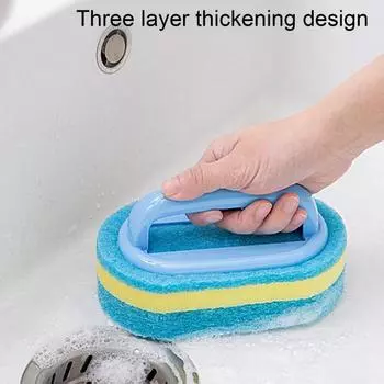 Прочная, долговечная, антидеформируемая щетка для мытья посуды, кухонные принадлежности для чистки кастрюль зелёный