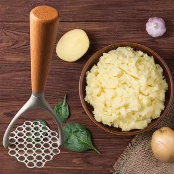 Прочная дробилка для картофеля с двойным изогнутым арочным краем, износостойкое затирание