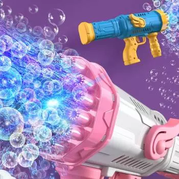 Прочная гладкая поверхность Dream Light Легкая интерактивная автоматическая машина для производства пузырей для родителей и детей Товары для улицы синий