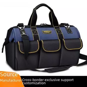 Прочная холщовая сумка для инструментов электрика — многофункциональная, износостойкая, портативная, одноплечевая конструкция