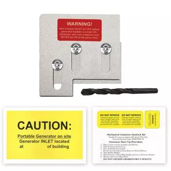 Прочная и многоразовая блокировка генератора для панелей на 150 или 200 А