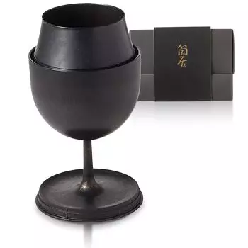 Прочная и вкусная посудомоечная машина для сакэ, подходящая для использования на открытом воздухе, 1 коробка в подарок [Tstsui] чашка, небьющаяся, тонкая/0,75 мм, легкая, безопасная, чёрный