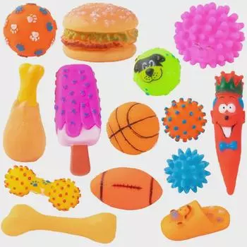 Прочная игрушка-мяч для прорезывания зубов у маленьких собак и кошек Double section cotton rope small